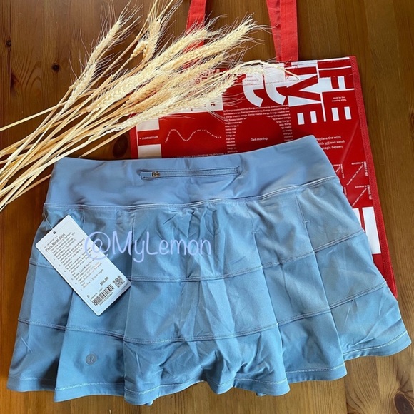 Lululemon Chambray Pace Rival Mid Rise Skirt - Picture 7 of 9